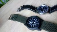 XINEW Men Military Quartz Canvas Strap Watch Auto Date Outdoor Sports Casual Male Watches 