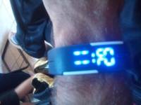 B4A Unisex Casual LED Rectangle Sport Digital Bracelet Watch