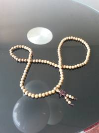 8mm 108 Green Sandalwood Buddhist Prayer Bead Mala Necklace Bracelet