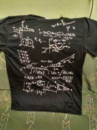 Math Equation Printing Men Short Sleeve O-neck T-shirt