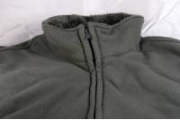 Mens Zipper Solid Color Plus Thick Fleece Coat Sweatshirt