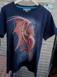 Mens 3D Fire Dragon Printing Tees Big Plus Size S-4XL Summer Fashion Casual Short Sleeve Personality T-shirt