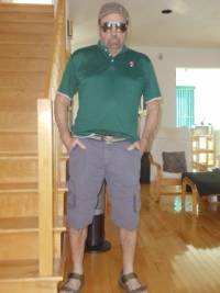 Summer Mens Casual Shirts & Shorts Set Short-Sleeve Golf Shirt + Cargo Shorts