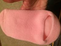 1 Pair Pink SPA Gel Moisturizing Foot Socks Skin Whitening