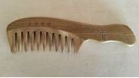 Natural Sandalwood No-static Handmade Wide Wooden Tooth Massage Comb Hair Care 