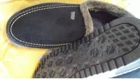 Fur Lining Cotton Shoes Men Winter Keep Warm Slip On Outdoor Flat Shoes