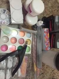 Glitter Acrylic Nail Art Manicures Powder File Primer Tips Kit Set