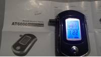 AT6000 LCD Smart Portable Digital Alcohol Breath Analyzer Tester Breathalyzer Detector 