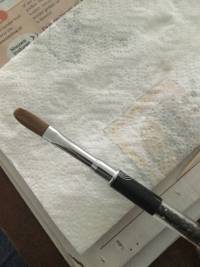 Crystal Carve Marble Sable Acrylic Nail Art Painting Drawing Brush