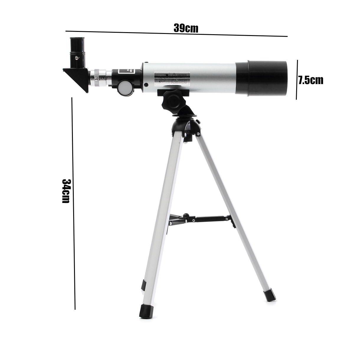 IPRee  90X F36050M 50mm Monocular Telescope Astronomical Refractor Telescope Refractive Eyepieces Tripod Beginners 2.800 Arc Seconds