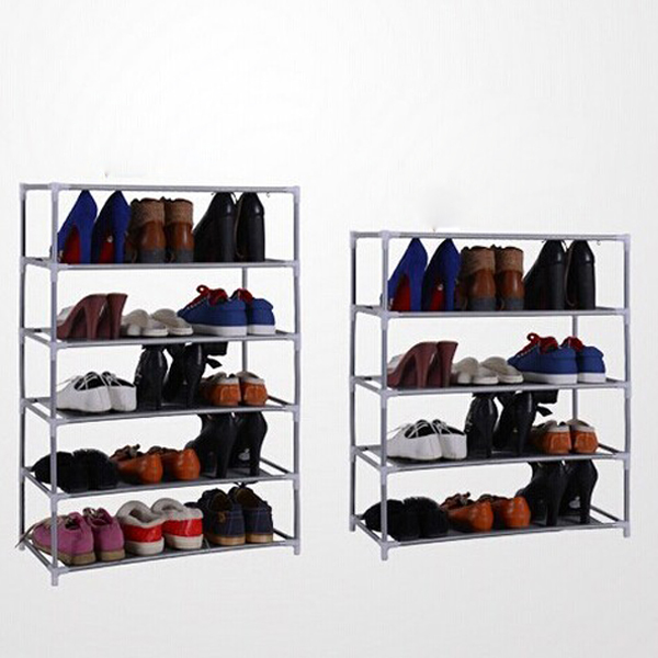 

Multi Tiers Shoes Shelf Storage DIY Metal Organizer Rack Holder Household Stands