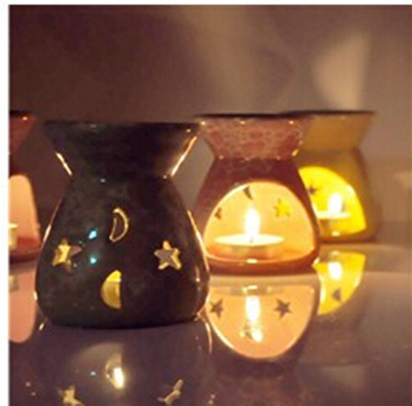 

Ceramic Candle Holder Fragrance Oil Burners Lavender Aromatherapy Scent Gift