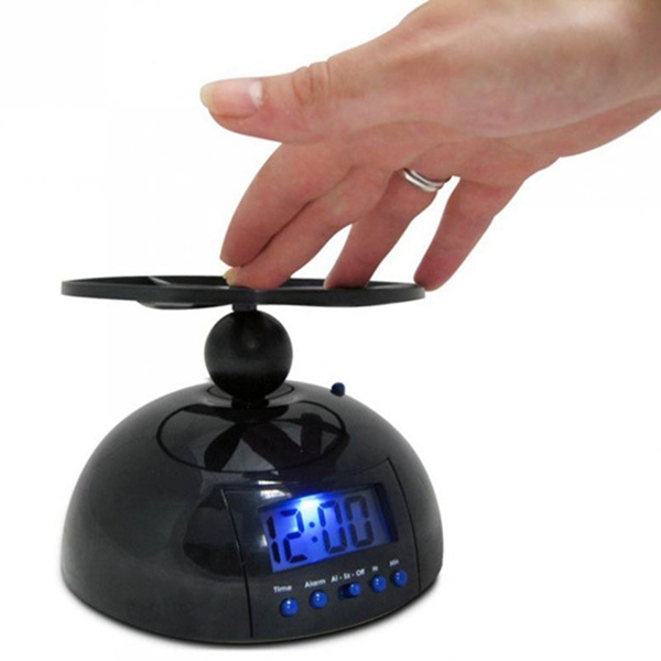 

Flying Alarm Clock Snooze LCD Digital Alarm Clock UFO Helicopter Annoyed Alarm Clock