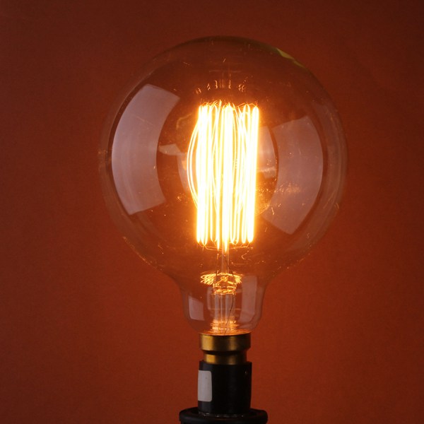

G95 E27 60w 110 / 220v 138mm х 95mm лампочки накаливания Эдисона лампы Ретро