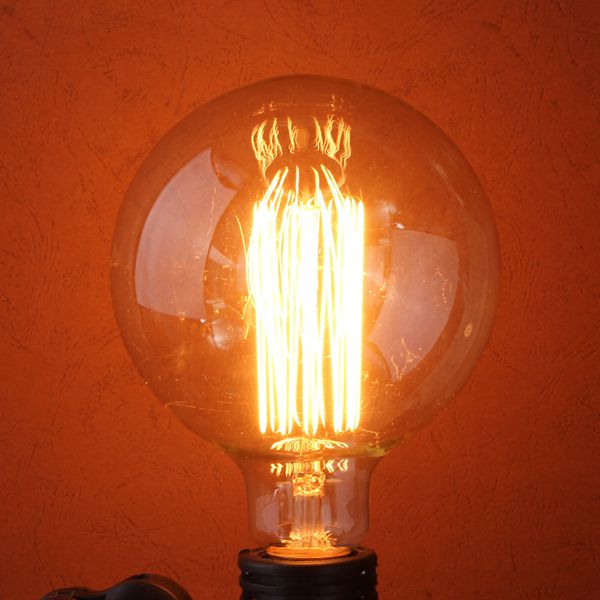 

60w 110 / 220v 138мм х 95мм ретро Edison лампы E27 Обычные лампы накаливания g95
