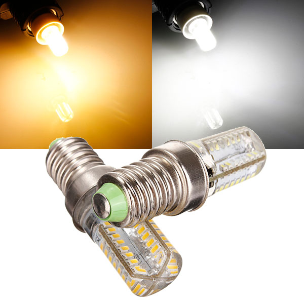 

E14 LED Bulb 3W 64 SMD 3014 AC 85-265V White/Warm White Corn Light