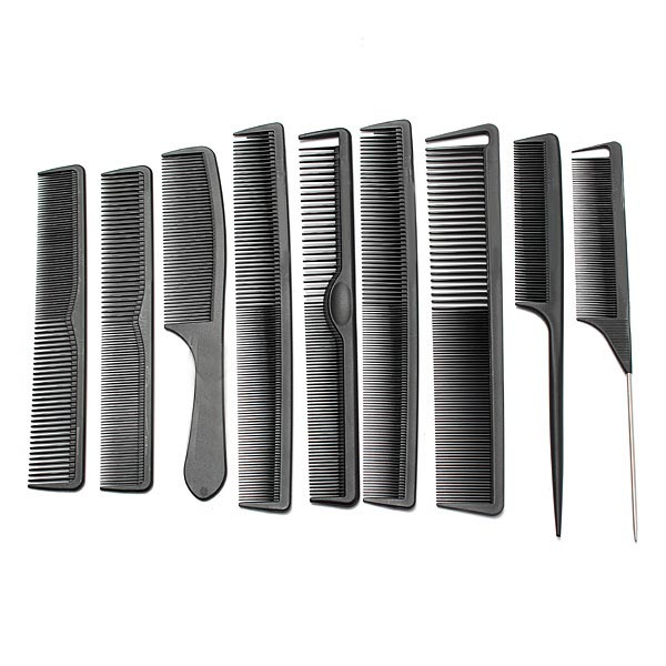 

Carbon Fiber Hairdressing Anti Static Heat Resistant Hair Comb Set
