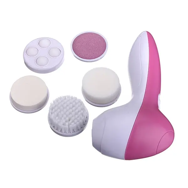 5 In 1 Electric Facial Face Cleansing Brush Set Multifunction Massage Skin Care