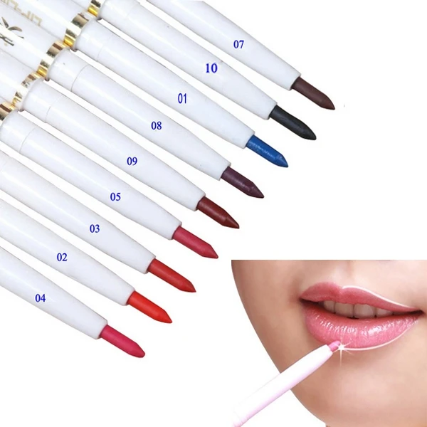 1Pcs Automatic Rotary Long Lasting Lip Liner Pencil Cosmetic