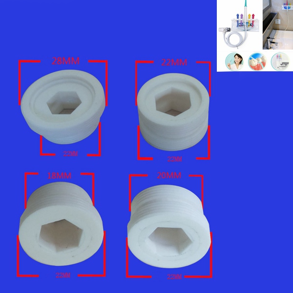 YAS 1 Pack 4 Pieces Screw Nuts for Dental Spa Unit Oral Irrigator Teeth Cleaner Floss Water Jet