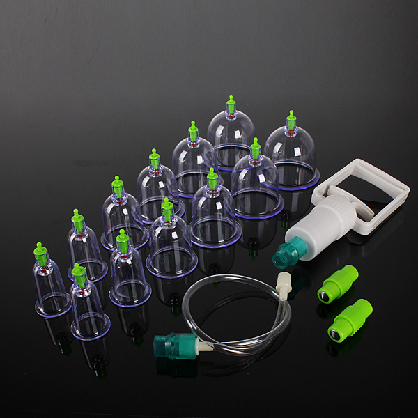 

12 Body Cupping Healthy Kit And 6 Therapy Massager Magnets