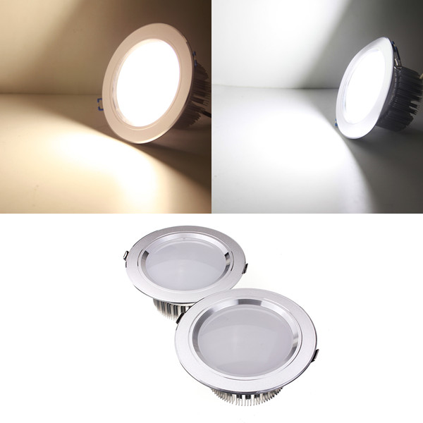 

12W LED Down Light Ceiling Recessed Lamp Dimmable 110V + Driver