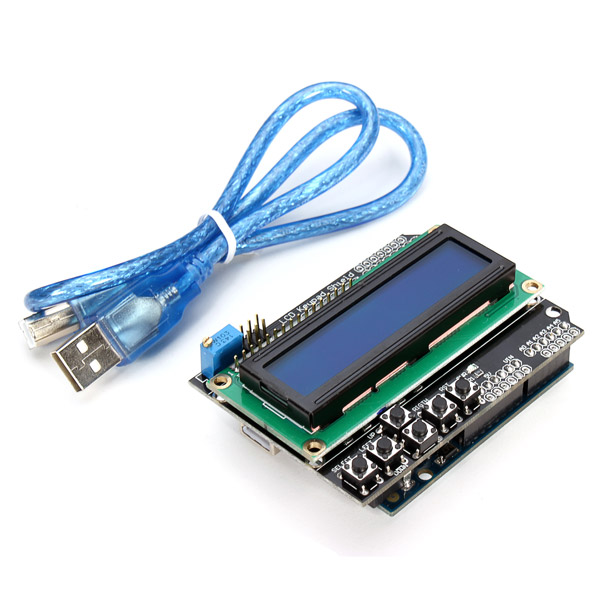 

Geekcreit® UNO R3 USB Development Board With LCD 1602 Keypad Shield Kit For Arduino