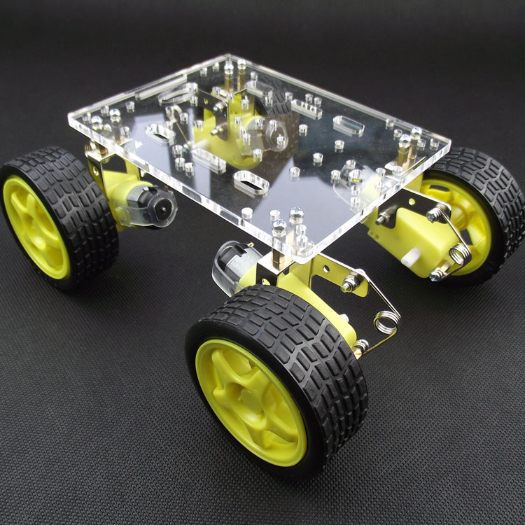 

Tracking Obstacle Avoidance Suspension Smart Robot Acrylic Chassis Car DIY Kit