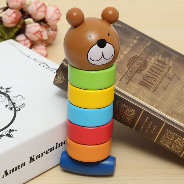

2 в 1 дерева медведя ярким башня образование детей творческий игрушку многоцветной