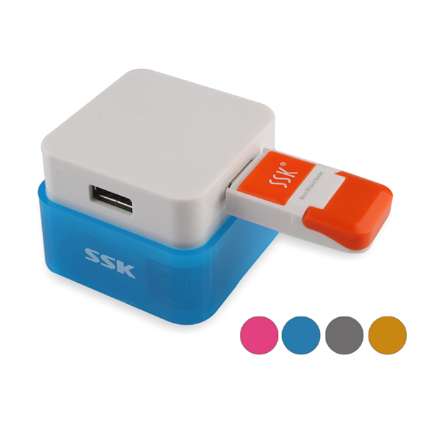

SSK SHU020 4-портовый высокоскоростной микро USB-концентратор для сотового телефона