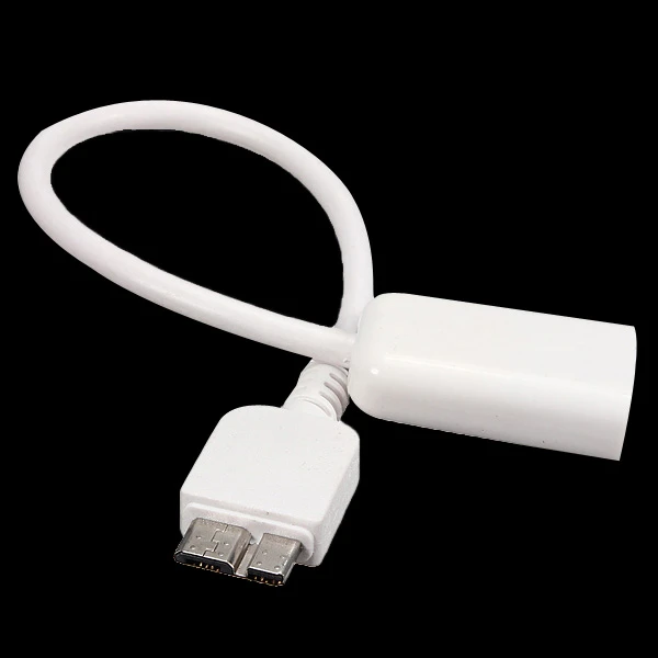 Micro USB 3.0 OTG Cable for Samsung Galaxy Note 3 N9000 - White