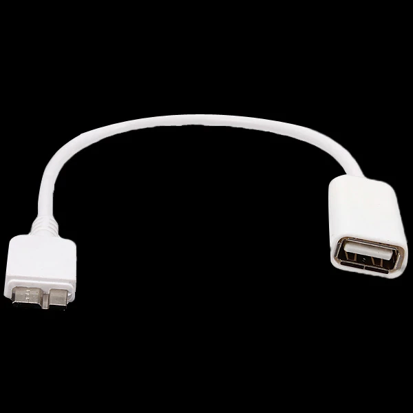 Micro USB 3.0 OTG Cable for Samsung Galaxy Note 3 N9000 - White