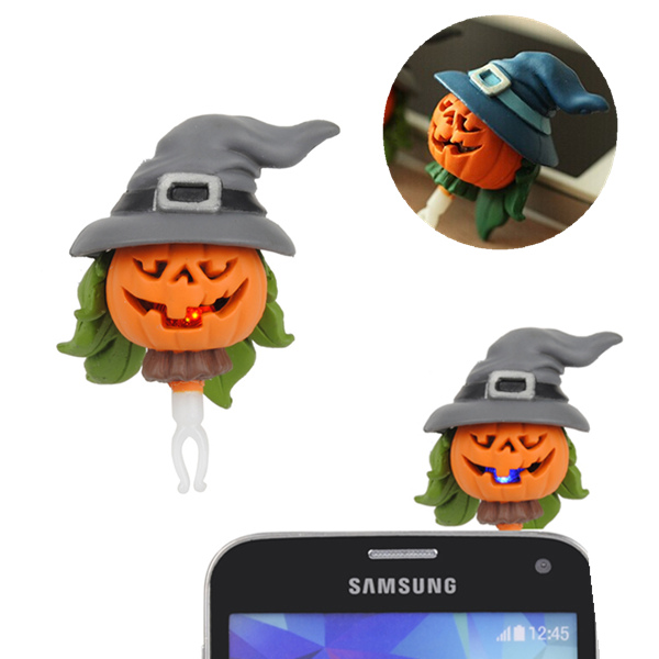 

Хэллоуин тыквенный фонарик Пылезащитная вилка для мобильного телефона