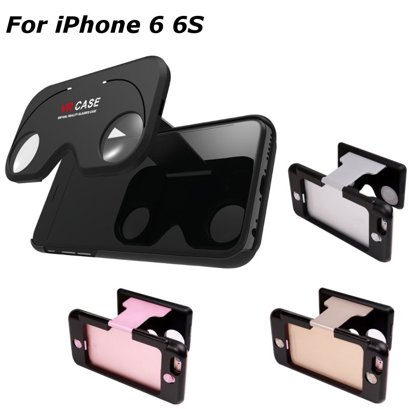

2 в 1 силикона виртуальной реальности 3d уг случай для видео и игр для Apple iPhone 6 6s 4.7 дюйма