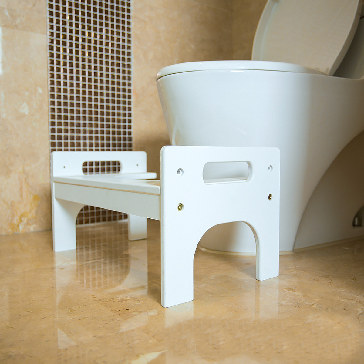 

Bathroom Anti Constipation For Kids Foldable Plastic Footstool Squatting Stool Toilet dropshipping