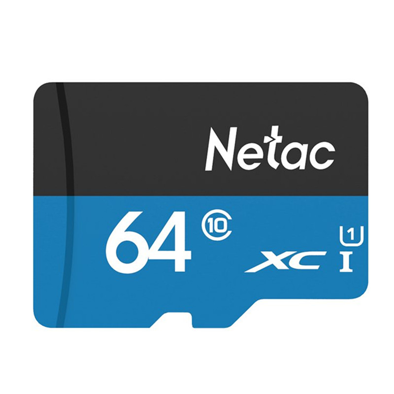 

Netac P500 64гигабайт Класс 10 Высокоскоростная TF карта памяти для хранения данных для мобильного телефона