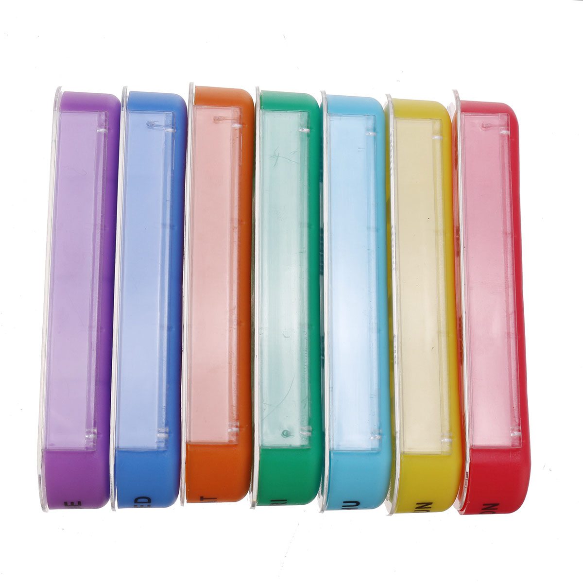 

Weekly Pill Case Storage Organizer Medication Container