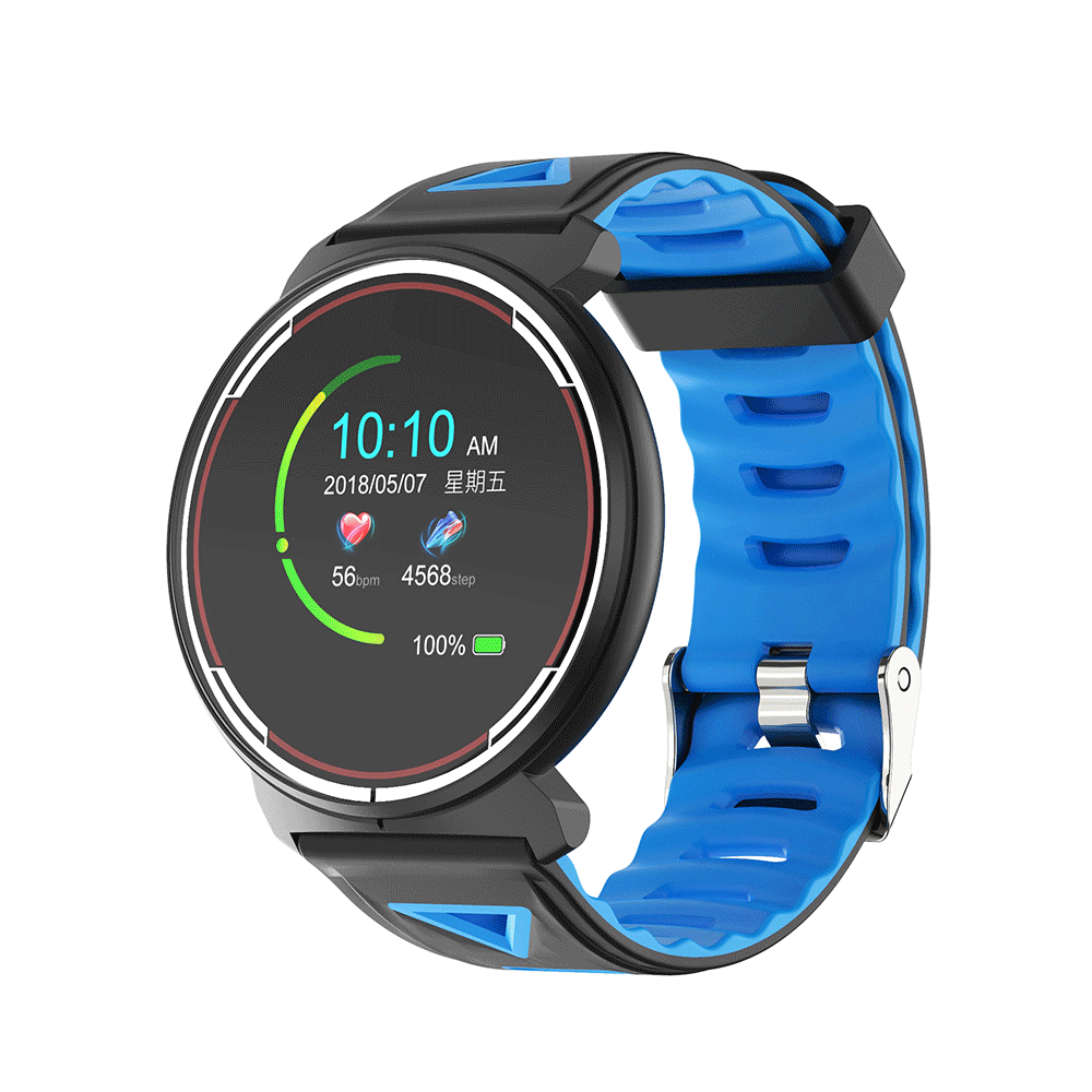 

Bakeey ST1 1.3inch Full Screen Touch Display IP68 Waterproof Heart Rate Blood Pressure Oxygen Monitor Smart Watch
