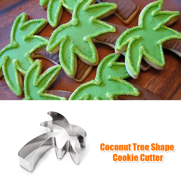 

Coconut Tree Shape Stainless Steel Cookie Cutter Cake Baking Mold