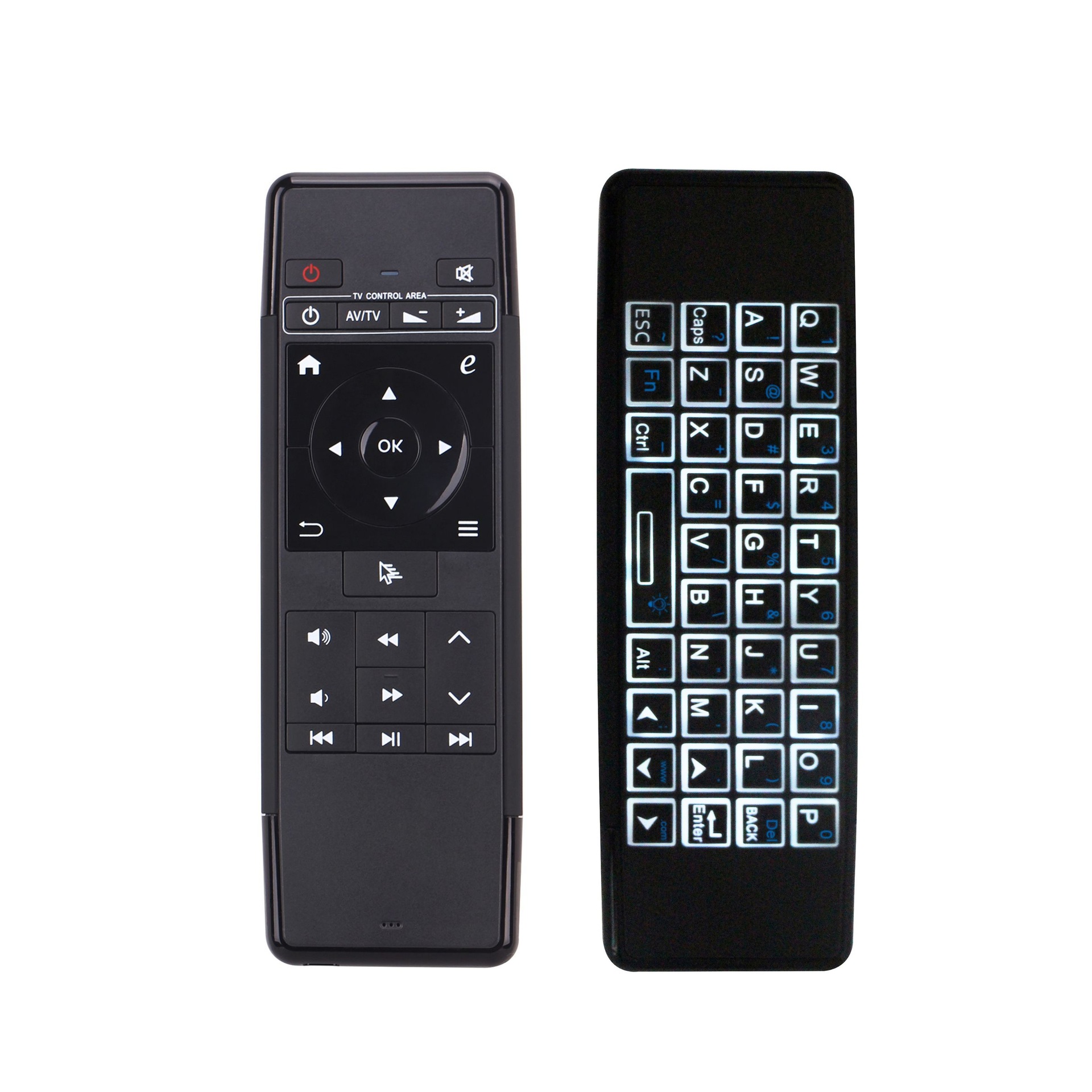 

Double-Sided Wireless 2.4GHz Air Mouse Mini Keyboard Voice Remote Control For Box HTPC Pc Android TV Project Mini Pc Smart TV