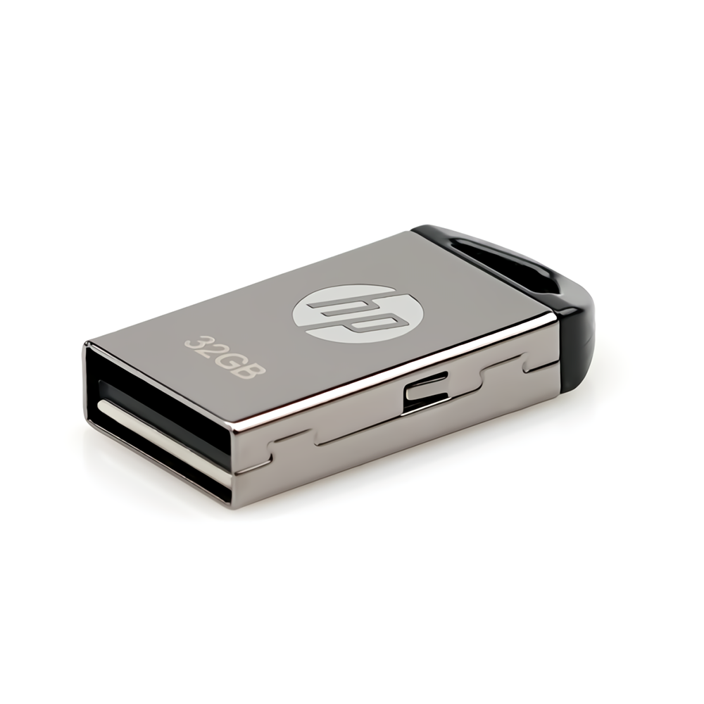 Find HP Mini Metal USB2 0 Flash Drive Pendrive 64GB 32GB Flash Memory Disk USB Stick for Laptop Car V221W for Sale on Gipsybee.com with cryptocurrencies