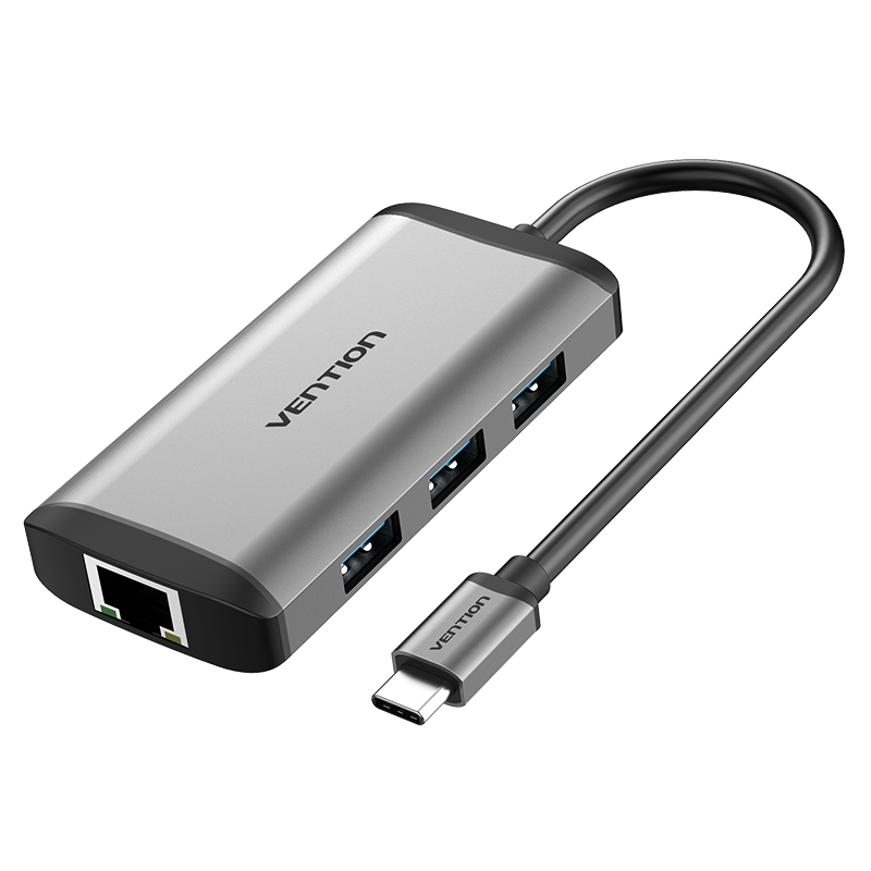 

Vention CNCHB Type-C to HDMI RJ45 USB3.0 PD Converter Type-C Multifunction Adapter Hub