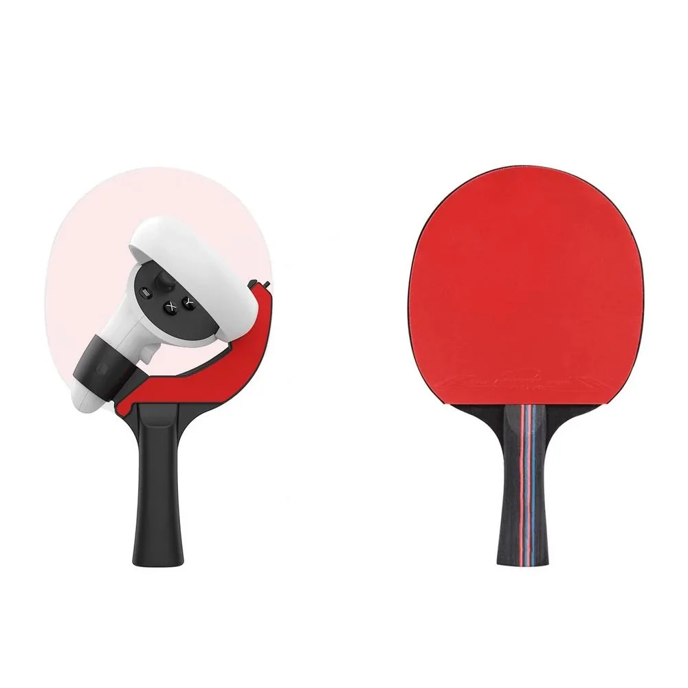 Find Hibloks Table Tennis Paddle Grip Handle Stick for Oculus Quest 2 Touch Controllers Playing Eleven Table Tennis VR Game for Sale on Gipsybee.com