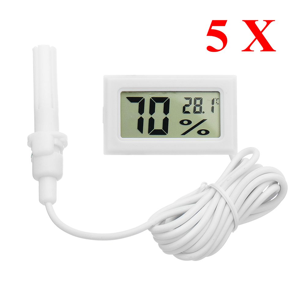 1* Mini LCD Digital Thermometer Fridge Freezer Tester Temperature Humidity Meter 