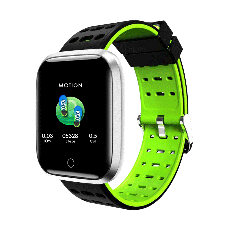 

Bakeey A8 Weather Forecast Real-time Heart Rate Blood Pressure Oxygen Stopwatch Clock Smart Watch