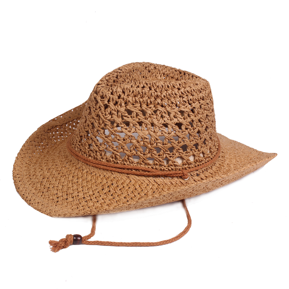 

Men Women Summer Outdoor Handmade Straw Hat Breathable Mesh Wide Brim Sunshade Hat