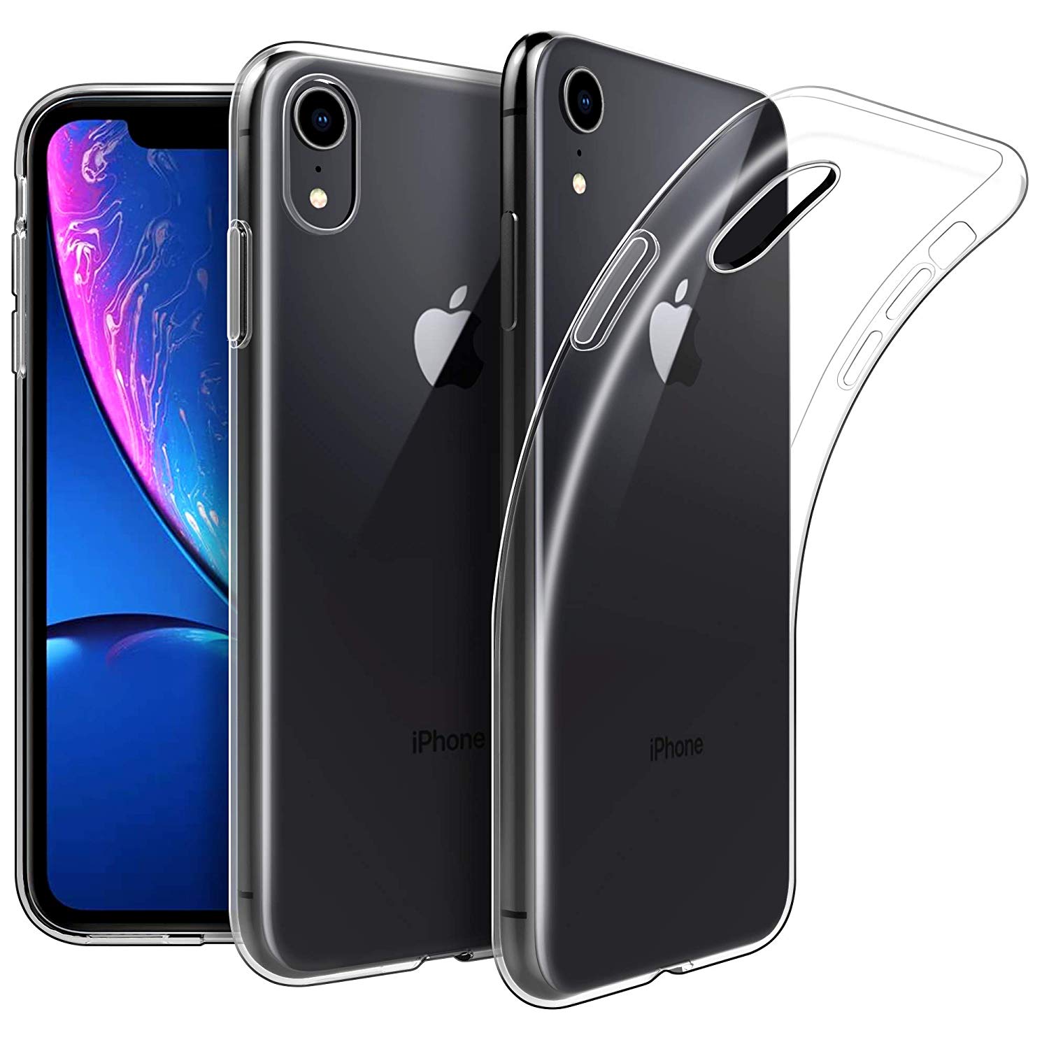 

Bakeey Protective Case For iPhone XR 6.1" Clear Transparent Soft TPU Back Cover