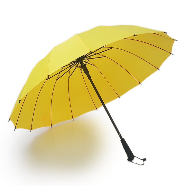 

Honana HN-KU2 5 Color Auto Open Golf Umbrella Strong Windproof Outdoor Stick Umbrellas With 16 Ribs