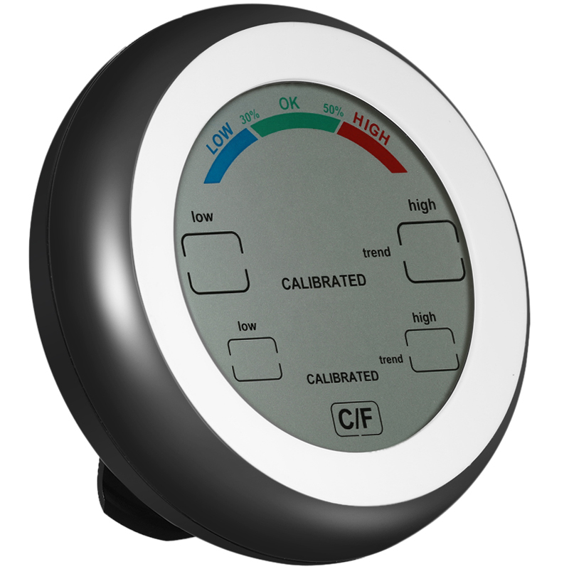 DANIU Multifunctional Digital Thermometer Hygrometer Temperature Humidity Meter Max Min Value Trend Display ¡æ/¨H Touch Screen