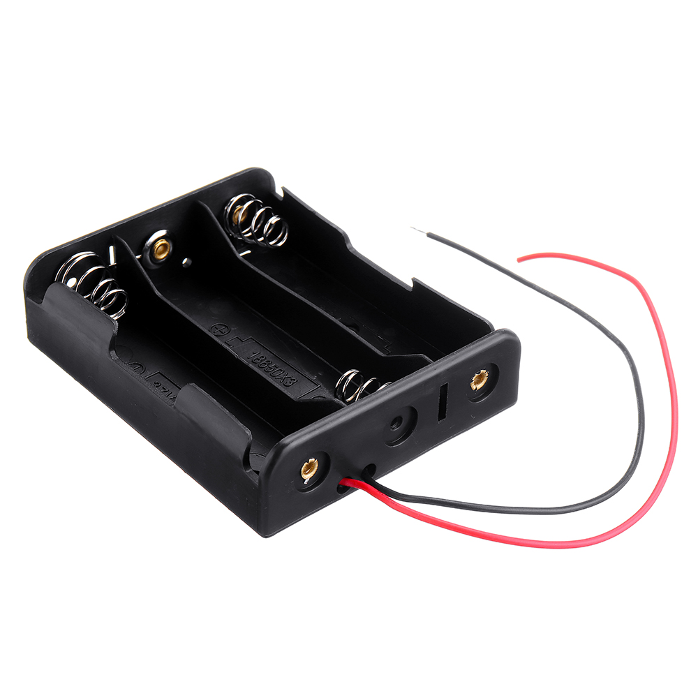 

4 Slots 18650 Battery Holder Plastic Case Storage Box for 4*3.7V 18650 Lithium Battery